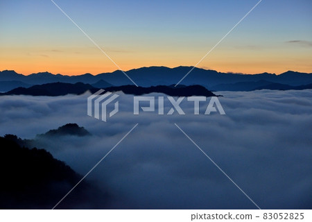 Sea of clouds in Nosakogawa village　 83052825