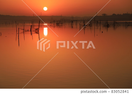 因波沼的風景和日出 因波沼的風景和日出 83052841