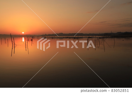 因波沼的風景和日出 因波沼的風景和日出 83052851