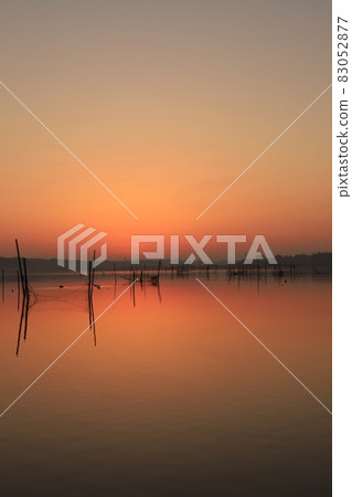 因波沼的風景和日出 因波沼的風景和日出 83052877