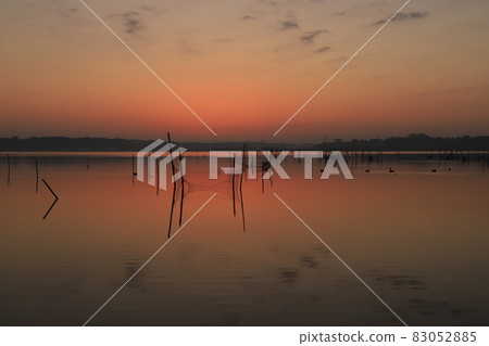 因波沼的風景和日出 因波沼的風景和日出 83052885