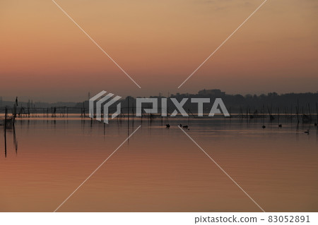 因波沼的風景和日出 因波沼的風景和日出 83052891