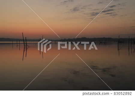 因波沼的風景和日出 因波沼的風景和日出 83052892