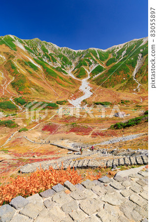 Toyama_superb view of Tateyama autumn leaves trekking Toyama_superb view of Tateyama autumn leaves trekking 83055897