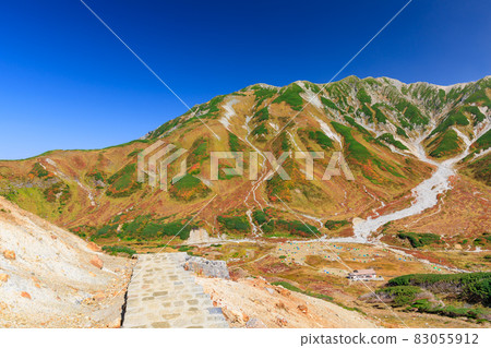 Toyama_superb view of Tateyama autumn leaves trekking Toyama_superb view of Tateyama autumn leaves trekking 83055912