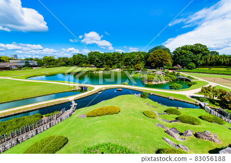 Okayama Prefecture Okayama Korakuen (view from Yuishinzan) 83056188