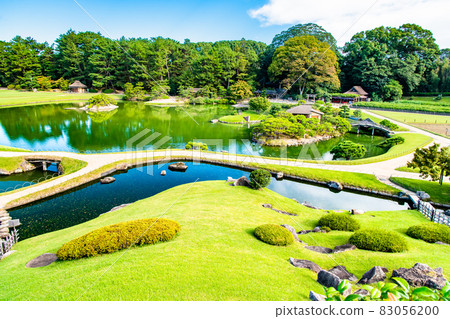Okayama Prefecture Okayama Korakuen (view from Yuishinzan) 83056200
