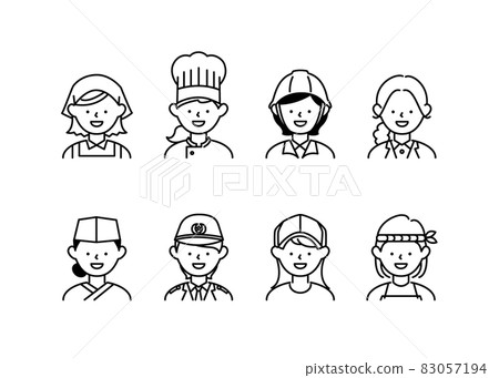 People of various occupations 83057194