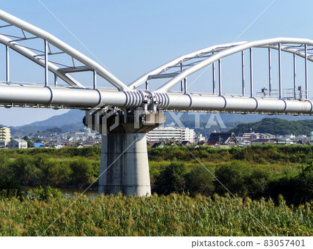 大和川上的水管橋 大和川上的水管橋 83057401