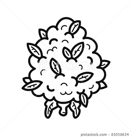 Weed cannabis bud flower outline page for coloring book. Vector hand drawn cartoon kawaii character illustration logo icon. Isolated on white background. Cannabis,marijuana,weed coloring book concept Weed cannabis bud flower outline page for coloring book. Vector hand drawn cartoon kawaii character illustration logo icon. Isolated on white background. Cannabis,marijuana,weed coloring book concept 83058634