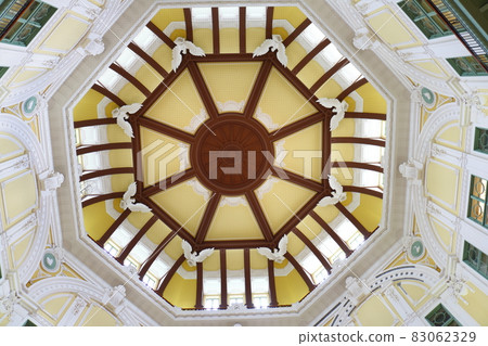 Tokyo Station Dome Ceiling Marunouchi, Chiyoda-ku, Tokyo Red brick retro-modern building Terminal station Zodiac relief Tokyo Station Dome Ceiling Marunouchi, Chiyoda-ku, Tokyo Red brick retro-modern building Terminal station Zodiac relief 83062329