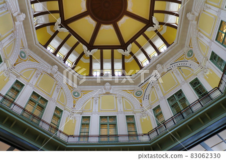 Tokyo Station Dome Ceiling Marunouchi, Chiyoda-ku, Tokyo Red brick retro-modern building Terminal station Zodiac relief 83062330