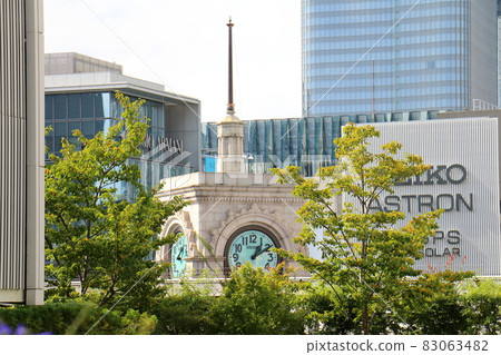 Ginza Wako from the roof of Mitsukoshi Wako, Ginza 4-chome, Chuo-ku, Tokyo Wako 83063482