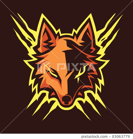 Wolf head esport mascot logo Wolf head esport mascot logo 83063779