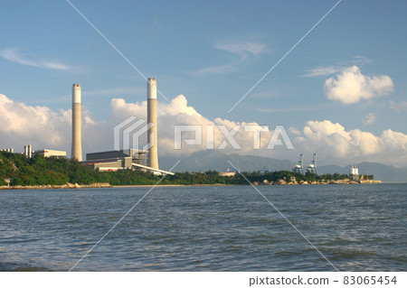 view of Power Station, Tuen Mun, at Lung Kwu Tan 2 July 2005 view of Power Station, Tuen Mun, at Lung Kwu Tan 2 July 2005 83065454