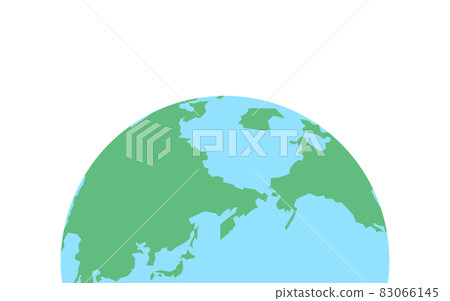 Earth on a white background (Northern Hemisphere) Earth on a white background (Northern Hemisphere) 83066145