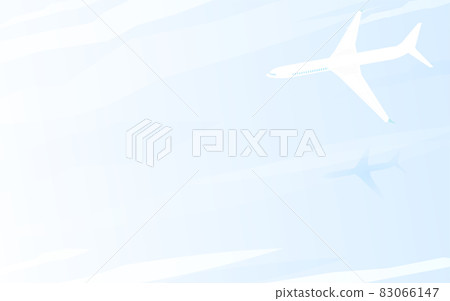 An airplane flying over the sea of clouds An airplane flying over the sea of clouds 83066147