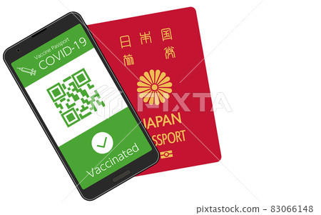 疫苗護照和用於出國旅行的護照 疫苗護照和用於出國旅行的護照 83066148