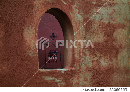 Wall with atrium window in Chiang Mai, Thailand Wall with atrium window in Chiang Mai, Thailand 83066565