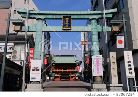 東京都千代田區外神田神田神社的神田神社和牌坊 東京都千代田區外神田神田神社的神田神社和牌坊 83067284