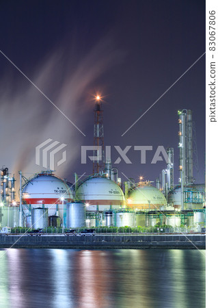 三重_四日市工廠夜景 三重_四日市工廠夜景 83067806