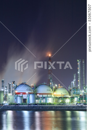 三重_四日市工廠夜景 三重_四日市工廠夜景 83067807