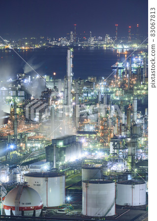 三重_四日市工廠夜景 83067813