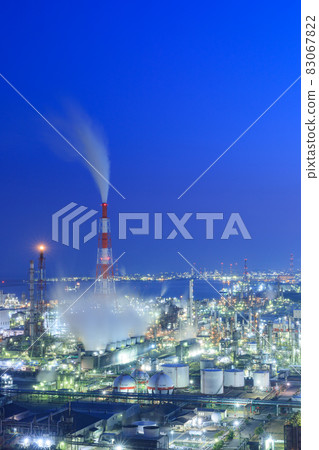 三重_四日市工廠夜景 三重_四日市工廠夜景 83067822