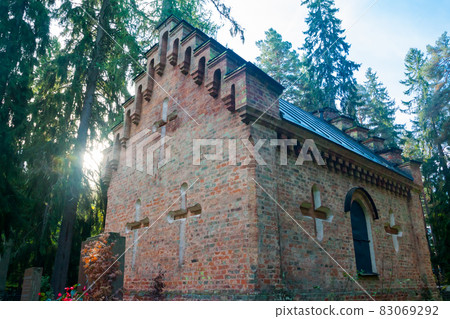 Old chapel at Wrede family cemetery. 18 September 2018 - Anjala, Kouvola, Finland. 83069292