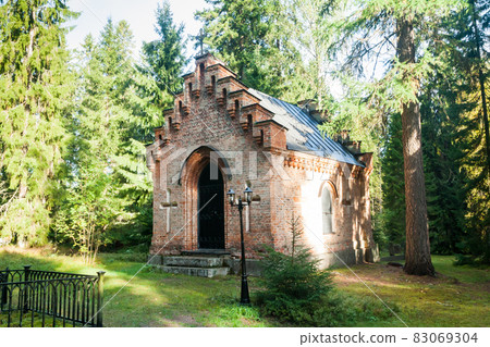 Old chapel at Wrede family cemetery. 18 September 2018 - Anjala, Kouvola, Finland. 83069304