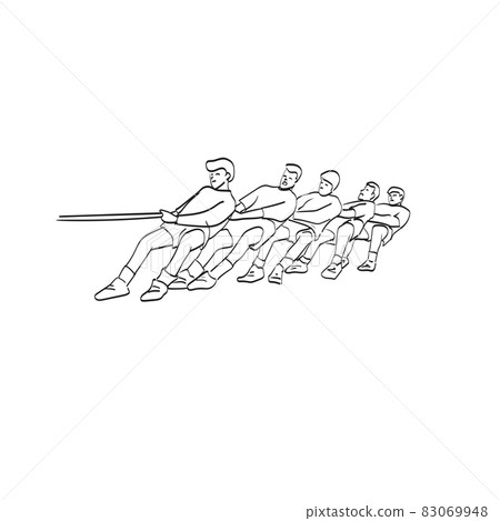 Tug War Logo Design Tug War Stock Vector (Royalty Free) 1660290526 |  Shutterstock