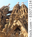 Sagrada Familia's birth gate 83071134