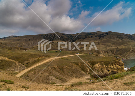 The Crimean Peninsula. July 13, 2021. Mountain landscapes of the Crimea. Mount Meganom near the city of Sudak. 83071165