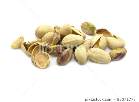 Pistachio isolated on a white background Pistachio isolated on a white background 83071775