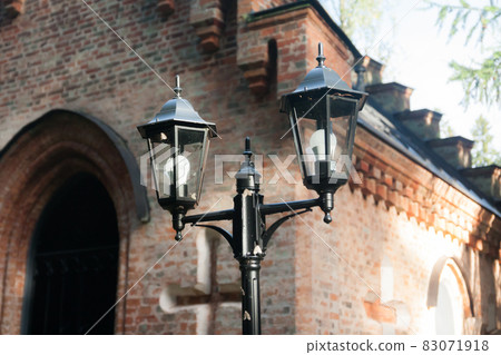 Beautiful lantern and old chapel in Finland. Beautiful lantern and old chapel in Finland. 83071918