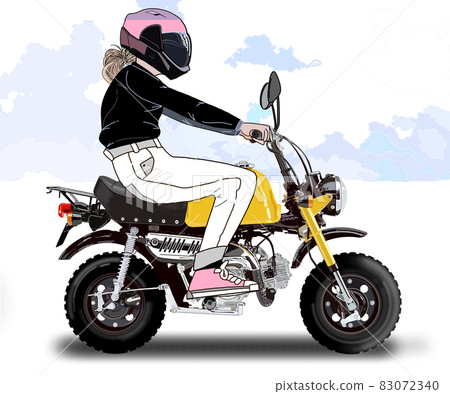 Bike girl single touring female Bike girl single touring female 83072340