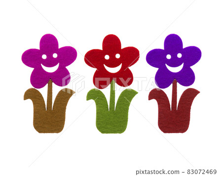 Tree Flowers made of felt For decoration work 83072469