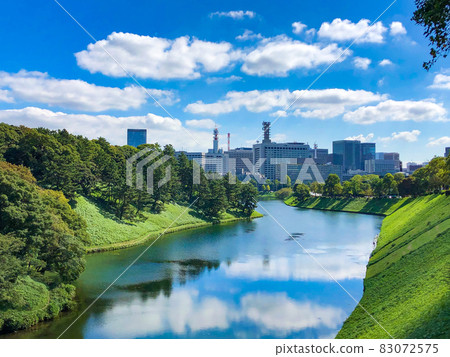 Edo Castle (Imperial Palace) Hanzo Moat, Tokyo 83072575