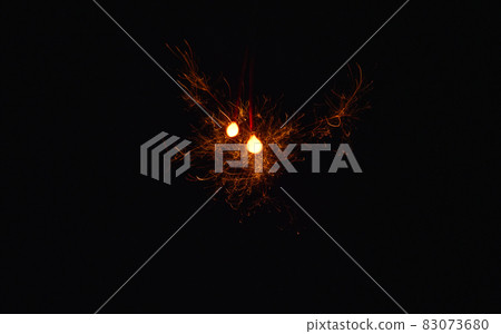 Beautiful sparkler (summer tradition) 83073680