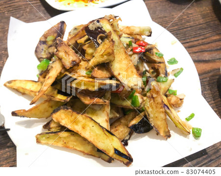 Fried eggplant Fried eggplant 83074405