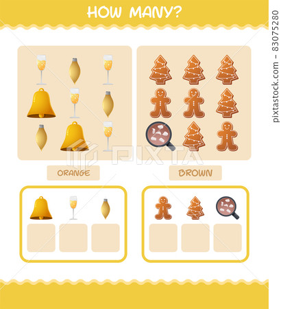 How many cartoon christmas. Counting game. Educational game for pre shool years kids and toddlers How many cartoon christmas. Counting game. Educational game for pre shool years kids and toddlers 83075280