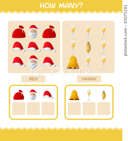 How many cartoon christmas. Counting game. Educational game for pre shool years kids and toddlers How many cartoon christmas. Counting game. Educational game for pre shool years kids and toddlers 83075281