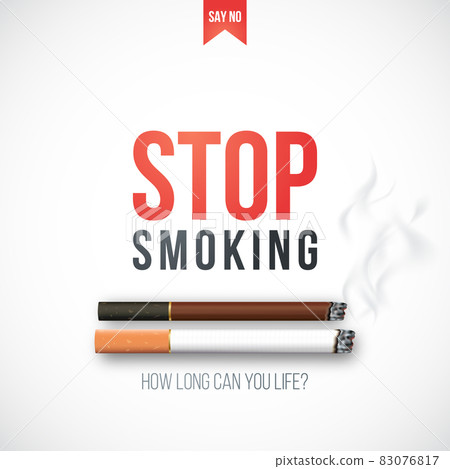 cigarette banner Smoking activity landing cigarettes package  Royalty-Free Vector template id=108965][elementor World No Tobacco Day. 31st