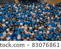 pool with plastic balls of different colors 83076861