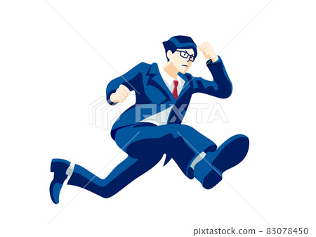 一個穿著西裝的商人 一個穿著西裝的商人 83078450