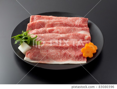 Sukiyaki meat studio shot Sukiyaki meat studio shot 83080396