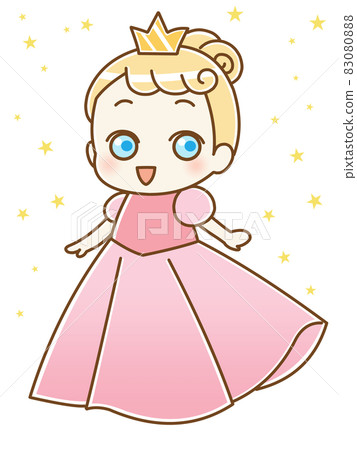 Cute princess pink glitter background 83080888