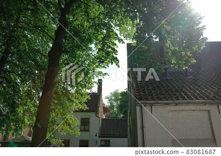 Belgium's World Heritage City, Bruges Old Town, Quiet Beginning Monastery 83081687