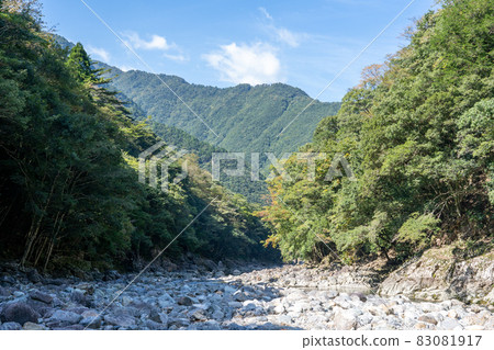 Mie Prefecture Odai Town Osugiya Valley Scenery 83081917