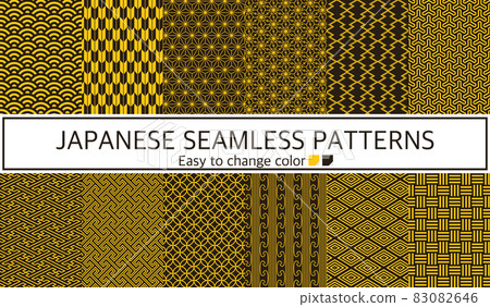 12 types of Japanese pattern set 12 types of Japanese pattern set 83082646